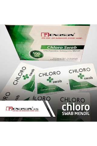 Chlorhexıdıne Swab Mendil 40 Kutu Chlorhexıdıne Swab Mendil 40 Kutu