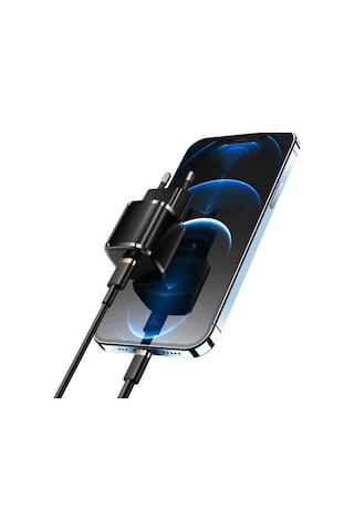 Rapid 20w Usb-c Mini Pd Hızlı Şarj Cihazı Güç Adaptörü Ve 1 Metre Apple Uyumlu iPhone Şarj Kablosu L23 - Blt-00