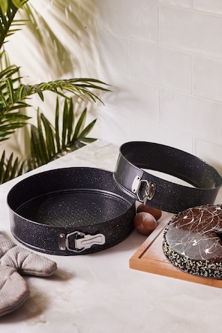 Emsan Circle Kelepçeli Kek Kalıbı Seti 2' Li