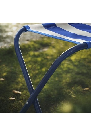 Ikea Strandön Katlanır Tabure, Mavi, 29x41x40 Cm