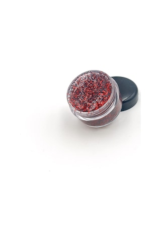 Artikel Sim Glitter Yüz Ve Vücut Parıltısı Party Glitter Makyaj Simi Kırmızı