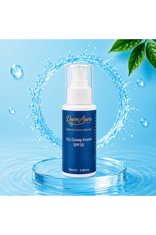 Dermaura Nemlendirici Etkili Yüz Güneş Kremi SPF50+ 100 ML