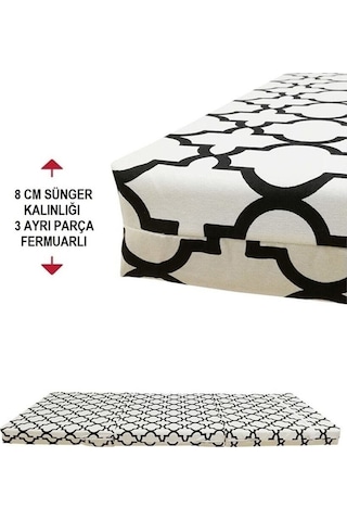 Katlanır Yer Yatağı Sünger Yatak 80x180 Alaçatı 8cm