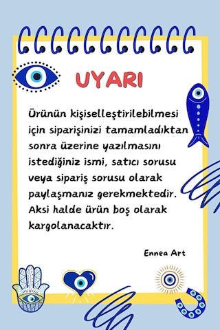 Kişiye Özel Araba Dikiz Ayna Süsü, Sedef Üzerine Lazer Baskı İsim
