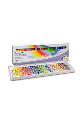 25 Renk, , Phn-25, 25 Renk İle Çizim İçin Yağlı Pastel Tebeşir