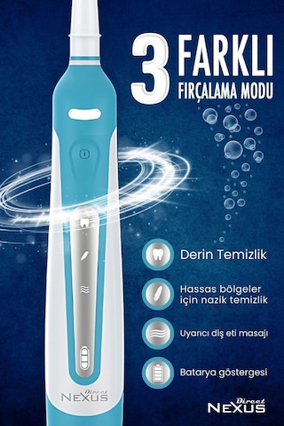 Direct Nexus Şarj Edilebilir Elektrikli Diş Fırçası