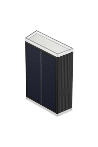 Ack Ag60-19801 Ip54 Çift Yönlü Solar Led Bahçe Duvar Apliği