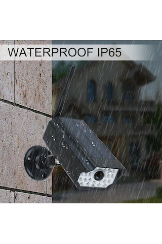 Sge Güneş Enerjili Hareket Sensörlü Kamera Görünümlü Led Lamba Sa Diğer