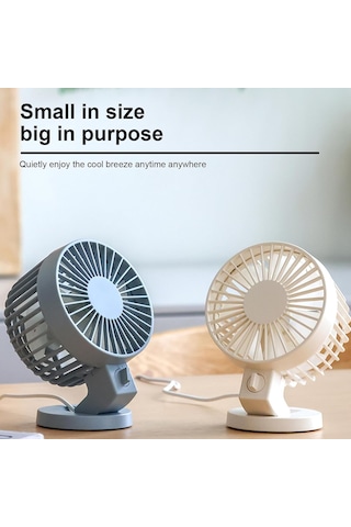 Masa Fan Usb Masa Fanı 2 Hızlı Güçlü Hava Akışları Soğutma Fan Masaüstü Fan Ev Ofis Yatak Odası Kütüphanesi İçin Usb Fan