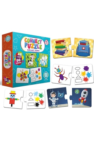 Circle Toys Connect Puzzle Bağlantı Kurma Oyunu Eşleştirme Kartla