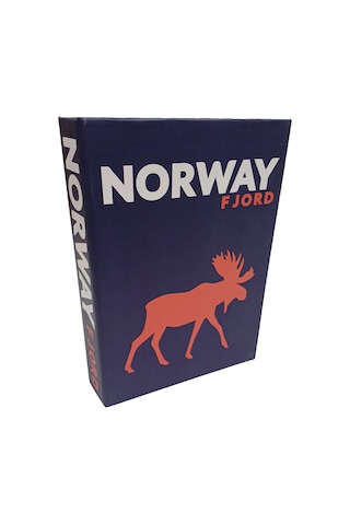 2025-677 Norway Fjord Dekorarif Kitap Kutusu
