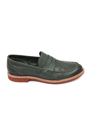 Freefoot 2654 Erkek Klasik Ayakkabı - Yeşil Yeşil