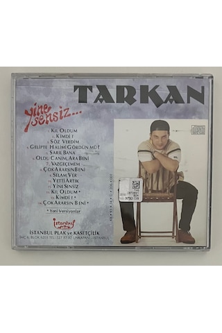 Tarkan Yine Sensiz Kıl Oldum Abi Cd Orjinal Dönem Baskı