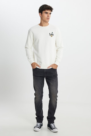 Lee Regular Fit Normal Kesim Bisiklet Yaka Ekru Sweatshirt L242503104 Ekru