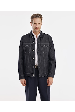 Yargıcı Denim Ceket 25yeck5008x 516 Lacivert