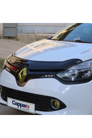 Cappafe Renault Clio 4 Ön Kaput Koruma Rüzgarlık 4Mm Abs 12-20