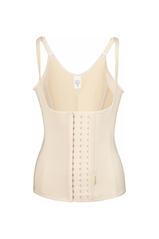 Mistirik Kadın Askılı Latex Korse Ten Renk Ten Ten Rengi