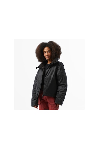 Rains Kevo Short Puffer Kadın Siyah Mont Düz 17030 Siyah