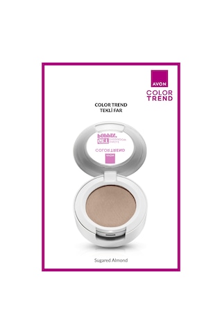 Avon Color Trend Tekli Far Sugared Almond