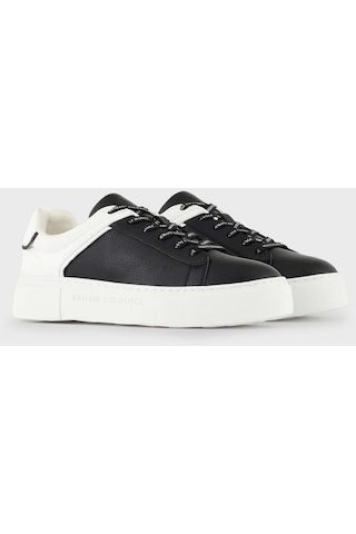 Armani Exchange Bayan Ayakkabı Xdx133 Xv725 S277 Siyah-beyaz Beyaz
