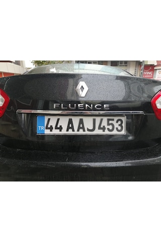 Renault Fluence Krom Bagaj Alt Çıta Plaka Üstü Krom 2010-2016