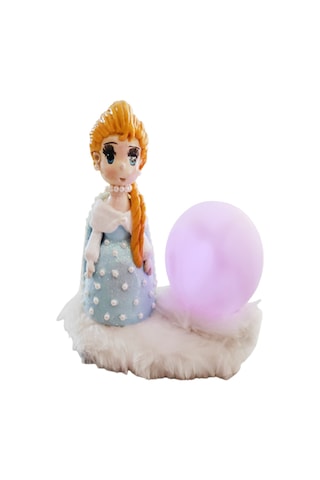 Kiz Çocuk Biblolu Renk. Renk Yanan Lamba Mavi - Pembe