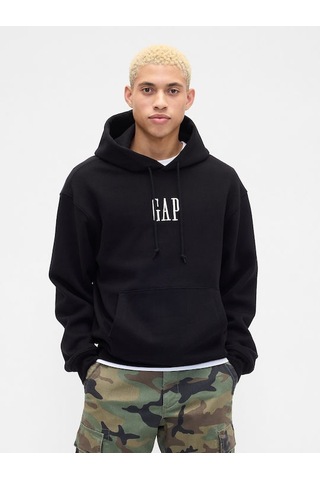 Gap V-vıntage Soft Oversızed Logo Hd Erkek Siyah Sweatshırt 821804003