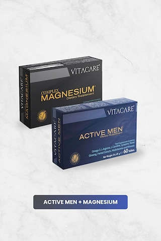 Active Men + Magnesium Complex - 2'li Avantaj Paketi
