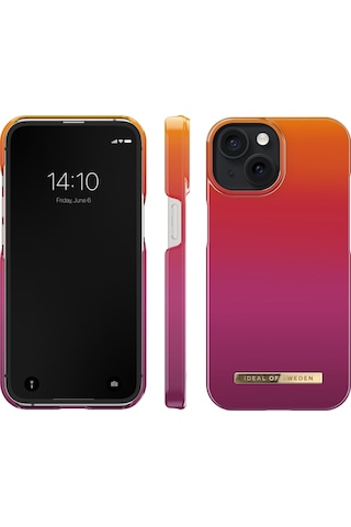Fashion Case Apple Uyumlu iPhone 15 Vibrant Ombre Çok Renkli