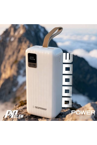 Ag05-001 Ag05-001 30.000 Mah P.bank 22.5w Type-c + Usb Çıkışlı BEYAZ