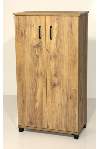 2 Kapaklı Raflı Ayakkabılık Çam