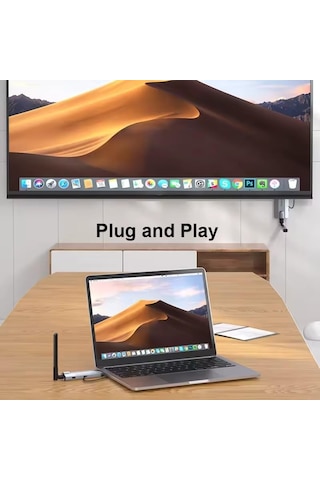 Kablosuz Hdmı Verici Ve Alıcı Kiti - Uydudan Projeksiyona 150 Metre Menzil 1080p 60hz Notebook&apos Dan Tv&apos Ye Görüntü Aktarımı Hd-tx-rx Tak-çalıştır Çoklu Cihaz Desteği - G146 Hdmı