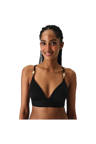 Penti Siyah Montana Push Up Destekli Bralet Bikini Üstü