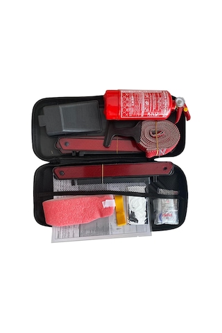 Bilgeden Eva Trafik Seti yangın Tüpü 4 Yıl Etiketli Araç Gri