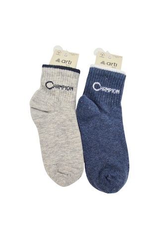 Erkek Çocuk Çorap Soket 6 Çift Siyah-lacivert-gri-beyaz-kahve-mavi-1890 ÇoK Renkli