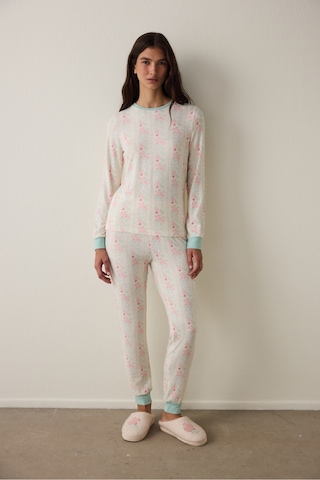 Penti Gardenya Cute Flowers Çiçekli Termal Etkili Pijama Altı