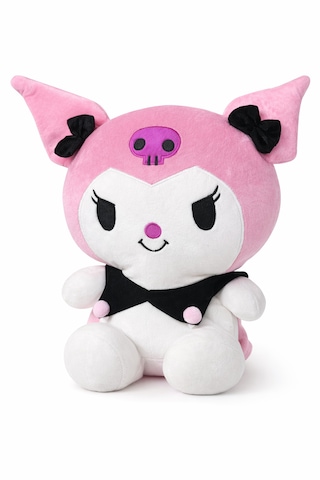 30 Cm Küçük Boy Pembe Kuromi Peluş Oyuncak Pembe