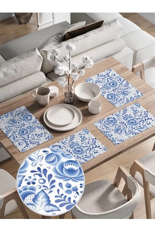 Joyarty Tabak Altlıklar "seramik Gjej" 30x46 Cm 134549850 Mavi