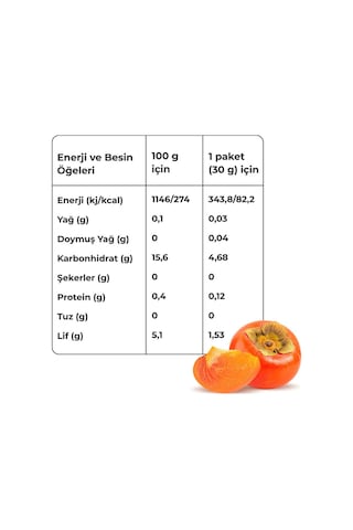 Evereat Trabzon Cennet Hurması Kuru Meyve Cipsi - Dondurularak Kurutulmuş Freeze Dried Çıtır Cennet Hurması Diğer