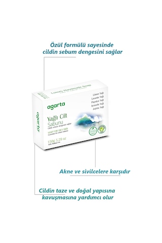 Agarta Yağlı Ciltler Sabunu Doğal 150 GR