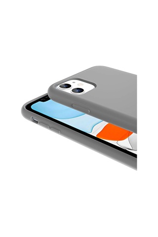 Apple Uyumlu iPhone 11 Kılıf Magsafe Şarj Özellikli Sıvı Teknolojili Silinebilir Sert Kapak