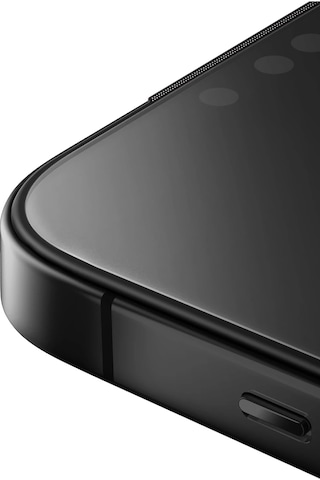 Apple, Uyumlu iPhone 16 Ekran Koruyucu Kırılmaz Cam Çıtalı Koruyucu - Elm-01-769251