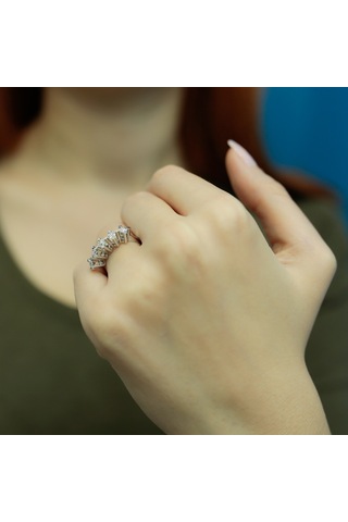 Lova 1 Karat Efektli Pırlanta Beştaş Yüzük - 1070107