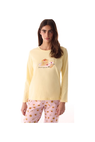 Penti Renkli Breakfast Pantolon Pijama Takımı