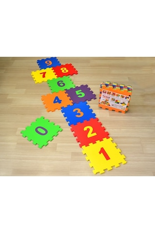 Matrax Eva Yer Matı Oyun Karosu Eğitici Rakamlar Puzzle