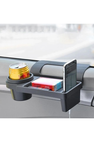 Suofeng Araç Pencere Dolabı Abs Malzeme Telefon Şarjlı Çelik, Su Bardak Ve Küçük Eşya Saklama Rafı