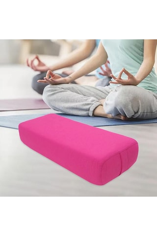 Suntek Bacaklar Desteği Için Yoga Hafif Kırmızı-gül Yoga Destek Yastığı