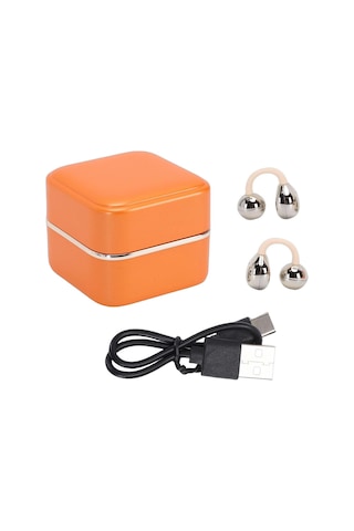 Led Makyaj Aynası Kılıflı Kablosuz Küpe Kulaklık Bluetooth 6.0 Açık Kulak Klipsi, Dokunmatik Kontrol, Düşük Gecikme