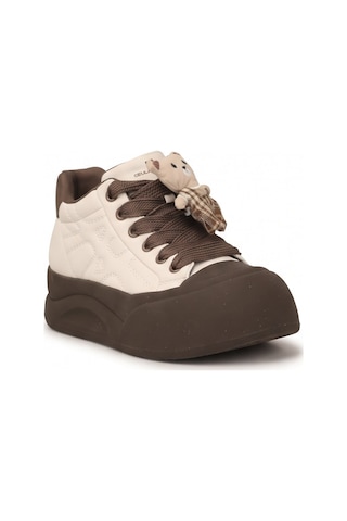 Ayakkabı Fuarı Elit Hml262-1151 Kadın Klasik Sneaker Bej