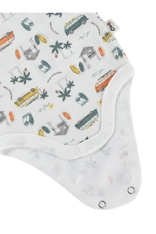 Civil Baby Safari Empirme 0-24 Ay Çıtçıtlı Badi - Ekru